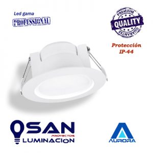 Downlight opal Thermo Tec, IP-44, IK-06