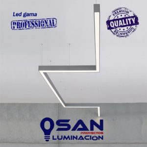 Lineal Led opal High Performance, modular recto configurable