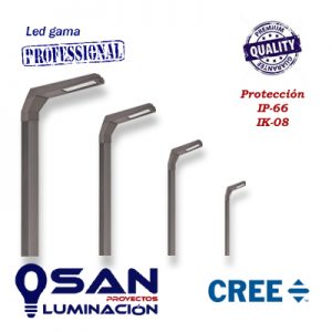 Cabeza de farola Venus, Led CREE 85w, IP-66, IK-08
