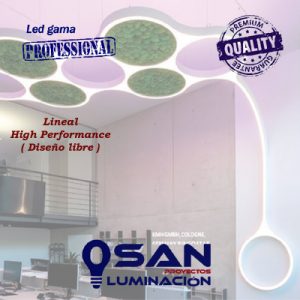 Lineal Led opal High Performance, modular configurable ( diseño libre )