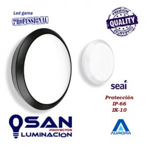 Plafón High Performance, Led 35w, IP-66, IK-10, 4000K.