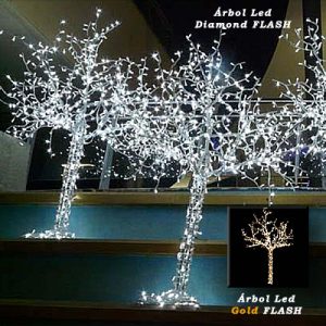 Árbol Led Diamond - Gold II FLASH