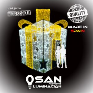 Regalo Gigante Stars Led 3D