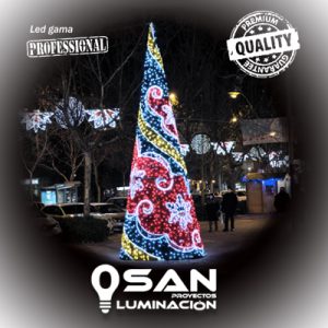 Árbol Milano Led 3D