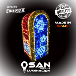 Buzón Led Real 3D efecto flash