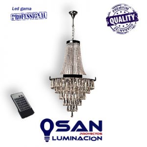 Luxury lamp Manhattan Cromo regulable mando a distancia
