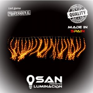 Mini cortina Led Gold 2D