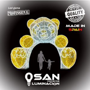 Photocall Osito Mimosin túnel Led 3D