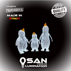 Pinguino fantasia Led 3D copia
